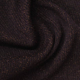 Gold Marl Rib Knit, Polyester — photo 2