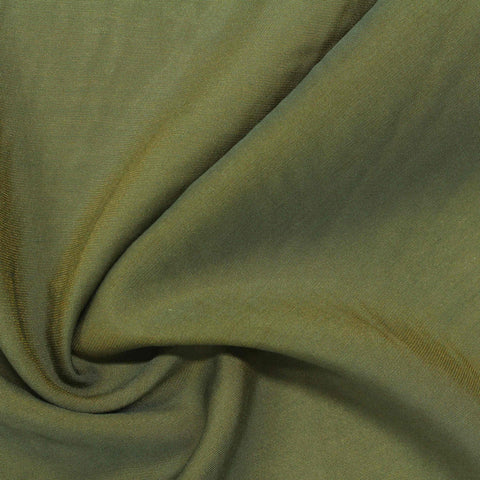 100% Viscose Voile Fabric, 80 gsm, 135 cm — Khaki