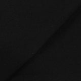 Viscose Nylon Stretch Bengaline Fabric, 255 gsm — Black — photo 2