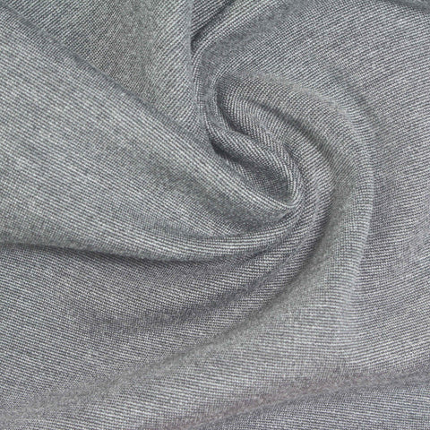 Grey Marl Knit, Viscose-Poly