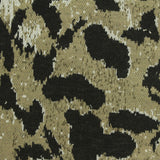 Black Animal Print Jacquard, Polyester — photo 2