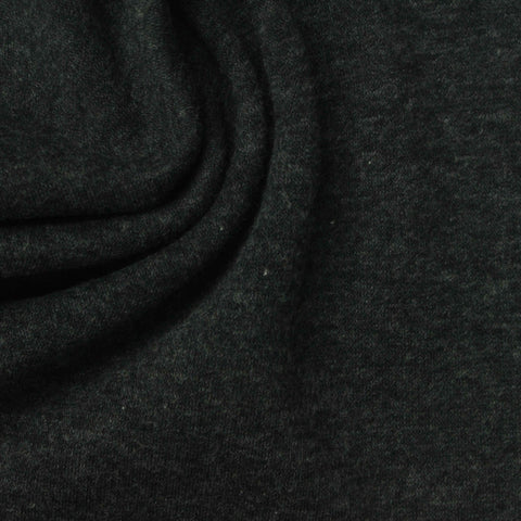Dark Grey Marl Velvet, Poly-Cotton, 330 gsm