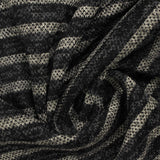 Light Grey Marled-Stripe Knit, Poly-Viscose — photo 2
