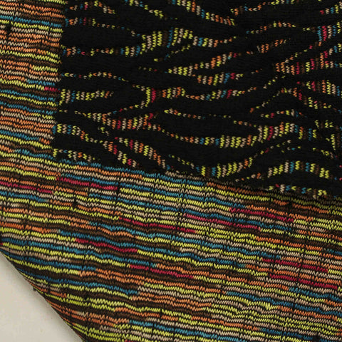 Black Zebra Jacquard, Polyester, 285 gsm