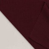 Burgundy Marl Jersey Knit, Polyester — photo 2