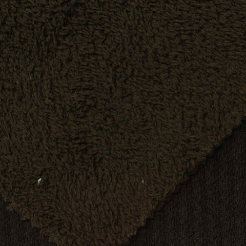 Polyester Stretch Knit Fabric, 430 gsm, 165 cm — Brown