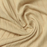 Polyester Cotton Rib Knit Fabric, 190 gsm, 155 cm — Khaki — photo 2