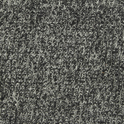 Light Grey Marl Rib Knit, Poly-Viscose, 275 gsm