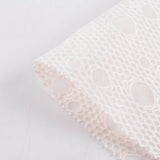 White Openwork Knit, Polyester — photo 2