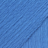 Jacquard Polyester Stretch Crepe Fabric, 185 gsm, 133 cm — Blue — photo 2