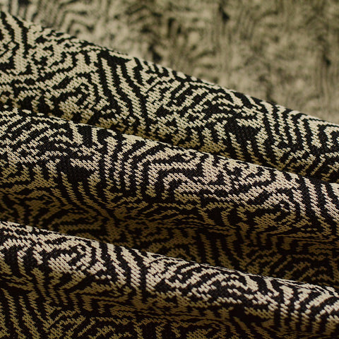 Black Abstract Jacquard, Polyester, 280 gsm, 172 cm, ref EF-5299