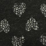 Black Heathered-Marl Jacquard, Viscose-Poly — photo 2