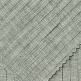 Polyester Viscose Stretch Rib Knit Fabric, 230 gsm — Grey — photo 2