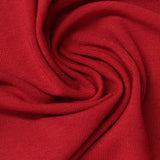 Viscose Acrylic Stretch Rib Knit Fabric, 290 gsm, 175 cm — Red — photo 2