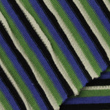 Black Horizontal-Stripe Knit, Cotton — photo 2