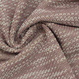 Heathered Brown Marl Knit, Poly-Cotton — photo 2