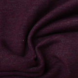 Dark Plum Marl French Terry, Cotton-Poly — photo 2
