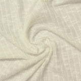 Off-White Vertical-Stripe Rib Knit, Poly-Viscose — photo 2