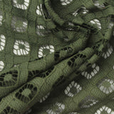 Green Floral Lace, Nylon-Cotton — photo 2