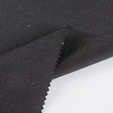 Polyester Stretch Interlock Knit Fabric, 299 gsm — Black — photo 2
