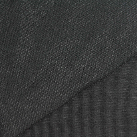 Dark Grey Marl Jersey Knit, Viscose, 215 gsm