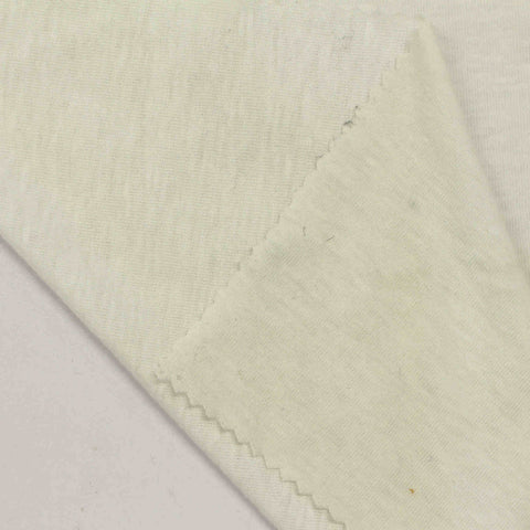 Cotton Polyester Jersey Knit Fabric, 147 gsm, 165 cm — Beige