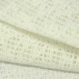 Cream Floral Crepe, Polyester — photo 2