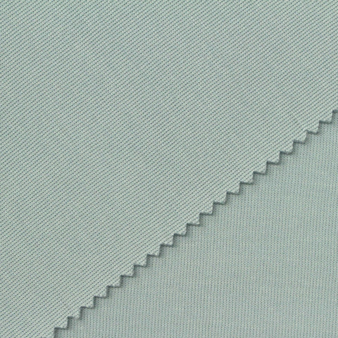 Polyester Cotton Scuba Knit Fabric, 300 gsm, 175 cm — Green, ref EF-271377