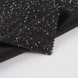 Black Marl Interlock Knit, Polyester — photo 2