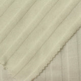 Polyester Viscose Stretch Rib Knit Fabric, 220 gsm, 155 cm — White — photo 2