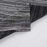 Black Marl Interlock Knit, Poly-Viscose — photo 2