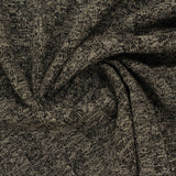Black Marl Rib Knit, Poly-Viscose — photo 2
