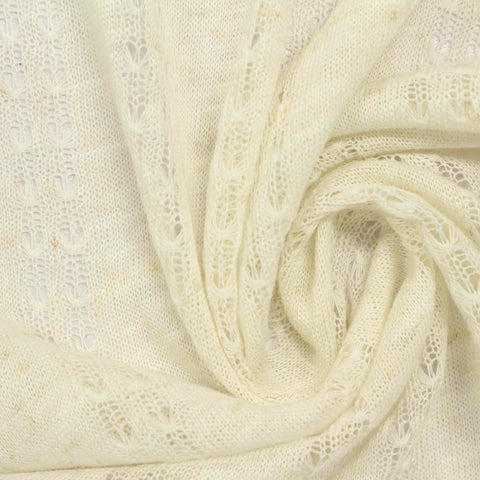 Off-White Openwork Jacquard, Polyester