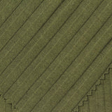 Polyester Viscose Stretch Rib Knit Fabric, 220 gsm, 155 cm — Green — photo 2
