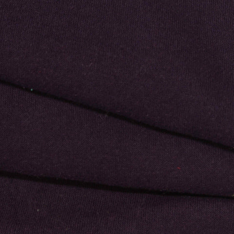 Brushed Cotton Polyester French Terry Fabric, 259 gsm, 195 cm — Purple, ref EF-267631