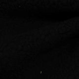Polyester Acrylic Chunky Knit Fabric, 575 gsm, 160 cm — Black — photo 2