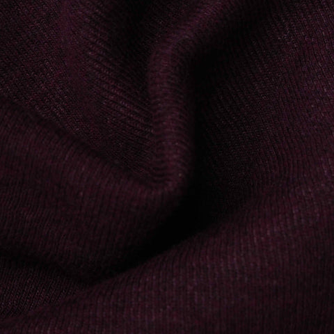 Brushed Cotton Polyester French Terry Fabric, 315 gsm, 180 cm — Purple