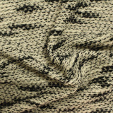 Black Abstract Chunky Knit, Cotton-Poly — photo 2