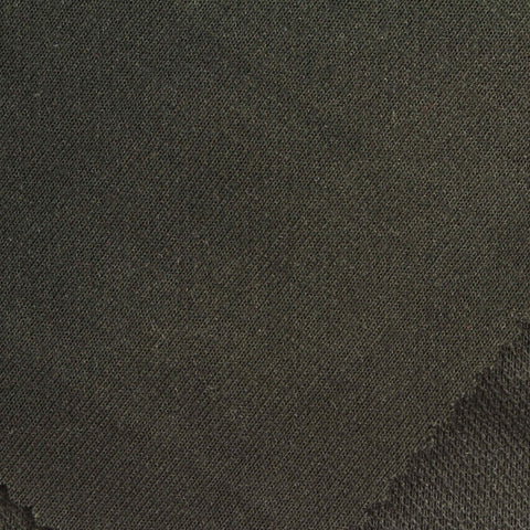 Dark Grey Marl Piqué Knit, Poly-Cotton, 238 gsm