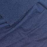 Polyester Cotton Jersey Knit Fabric, 130 gsm, 150 cm — Navy — photo 2