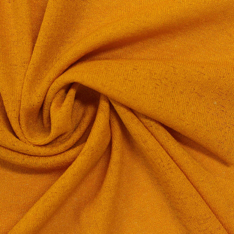 100% Polyester Rib Knit Fabric, 105 gsm, 172 cm — Orange