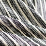 White Vertical-Stripe Chunky Knit, Spandex-Poly — photo 2