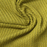 Brushed Polyester Waffle Knit Fabric, 240 gsm, 165 cm — Khaki — photo 2