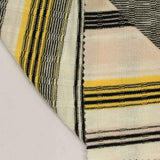 Yellow Horizontal-Stripe Rib Knit, Poly-Viscose — photo 2