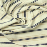 Cream Stripes Knit, Viscose — photo 2