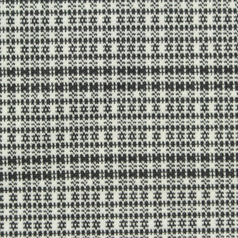 Black Houndstooth Jacquard, Polyester, 360 gsm