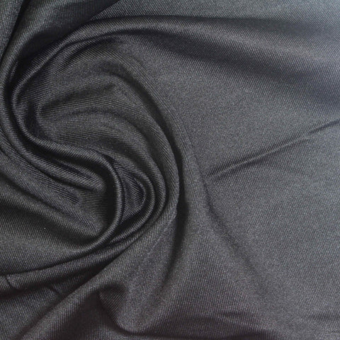 Polyester Stretch Milk Silk Knit Fabric, 280 gsm, 160 cm — Grey
