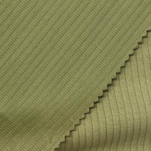Jacquard Polyester Stretch Chunky Knit Fabric, 350 gsm, 175 cm — Khaki