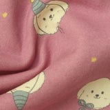 Blue Cartoon-Dog French Terry, Cotton-Poly — photo 2