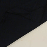 Viscose Polyester Stretch Chunky Knit Fabric, 200 gsm — Black — photo 2